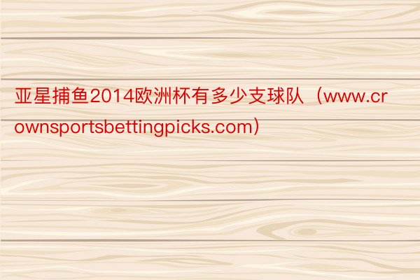 亚星捕鱼2014欧洲杯有多少支球队（www.crownsportsbettingpicks.com）