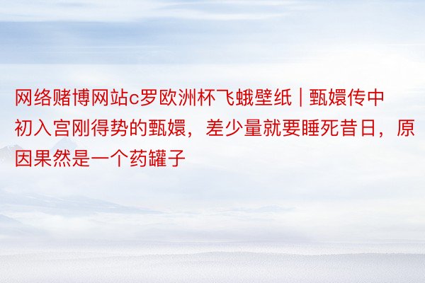 网络赌博网站c罗欧洲杯飞蛾壁纸 | 甄嬛传中初入宫刚得势的甄嬛，差少量就要睡死昔